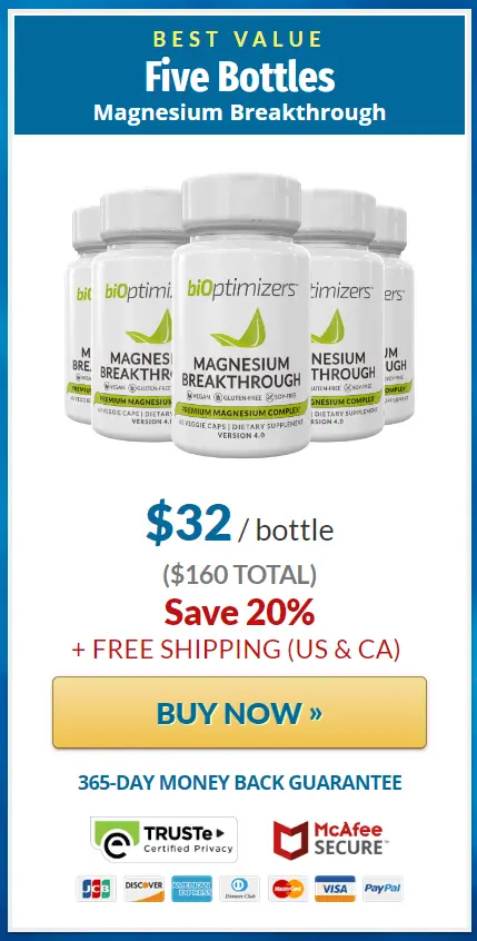 Bioptimizers Magnesium 5 Bottle